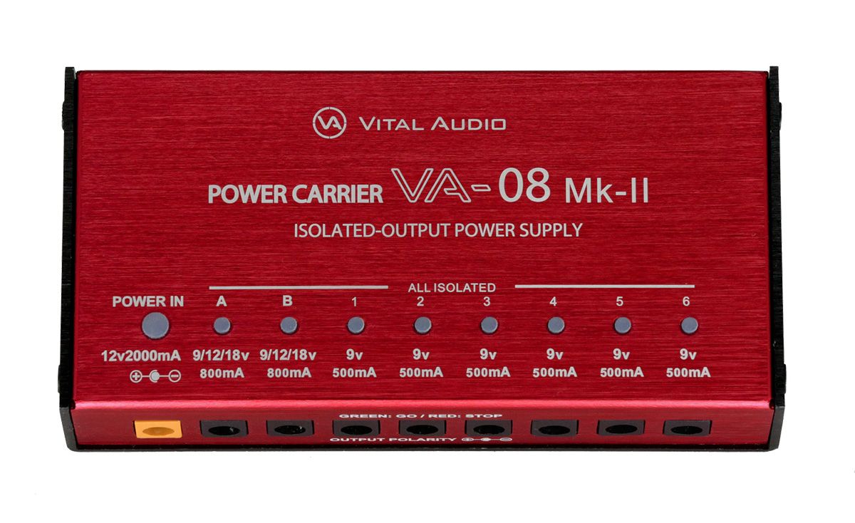 エフェクターの電源はVital Audio VA-08 Mk-IIで決まり！ | エフェクターラボ EFFECTOR LABO レアなものから王道までレビュー
